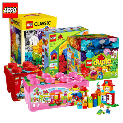 LEGO乐高积木儿童早教益智拼装大小颗粒2至3至6岁男女孩玩具军事